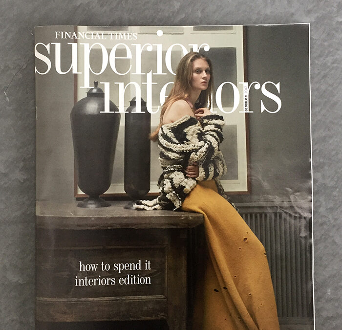 Designer Profile article in the Financial Times Superior Interiors