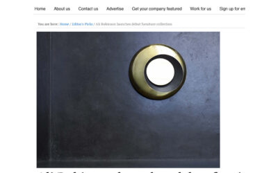Designer Profile article on Ali Robinson in the Luxury Lifestyle online magazine