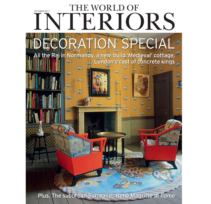 Designer Profile article on Ali Robinson in The World of Interior magazine
